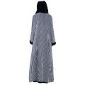 Shrug combo abaya-Printed shrug with black inner Shrug combo abaya-Printed shrug with black inner